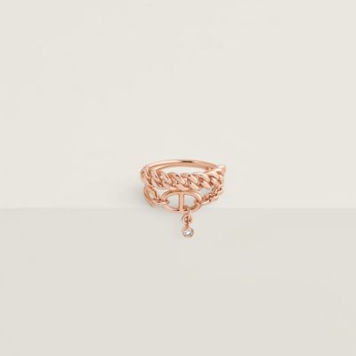 Chaine d'ancre Danae ring, small model | Hermès USA